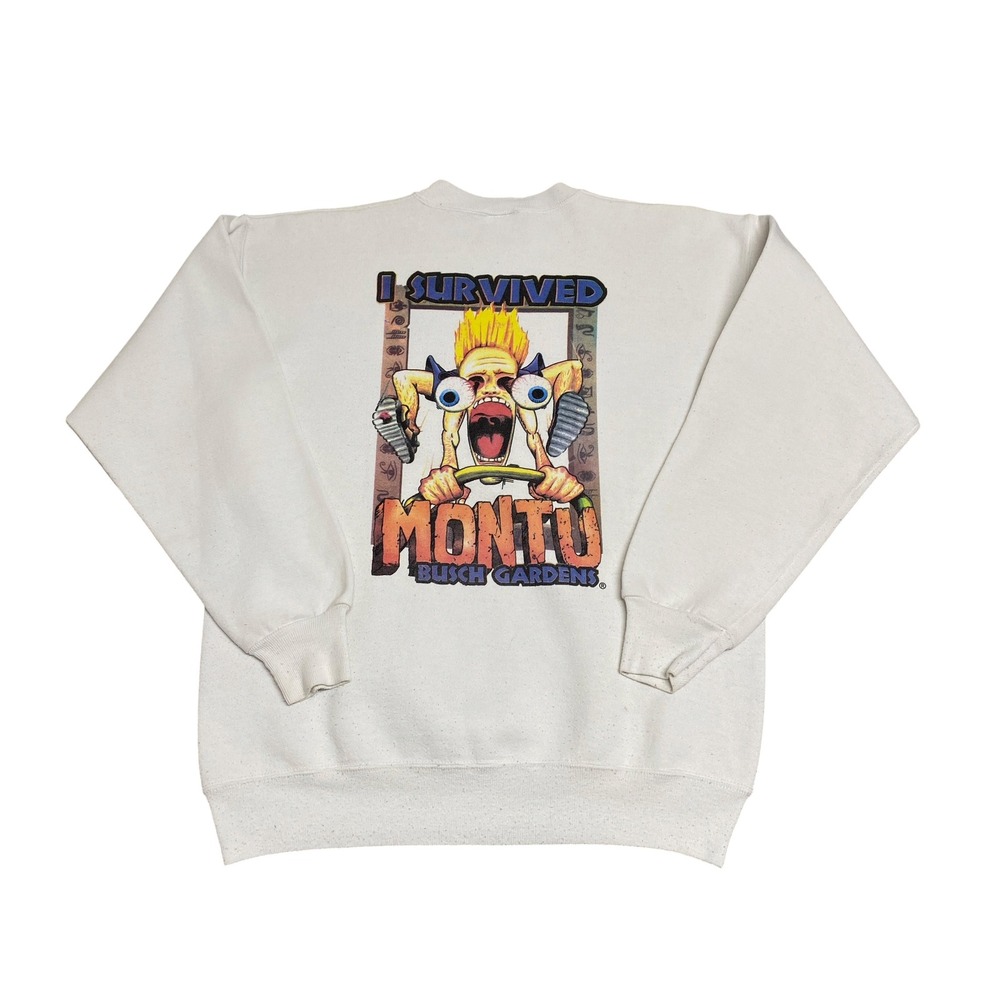 Vintage 1998 Montu Busch Gardens Sweatshirt